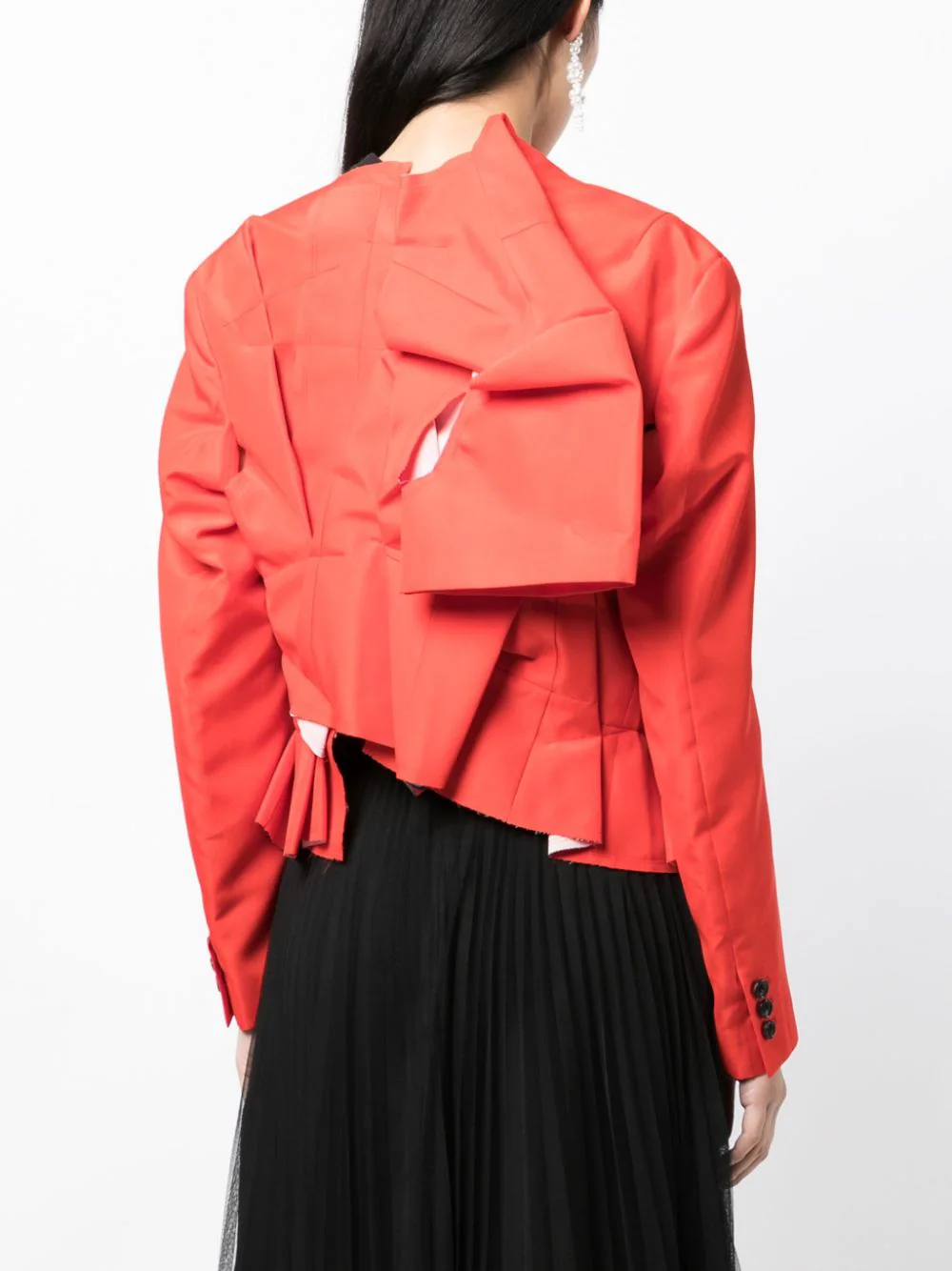 COMME-des-GARCONS-Folded-Back-Crop-Jacket-Red-4