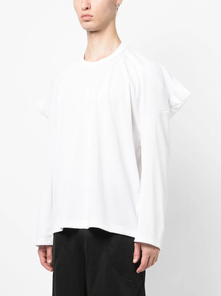 COMME-des-GARCONS-HOMME-PLUS-Asymetircal-Sleeve-T-Shirt-White-3