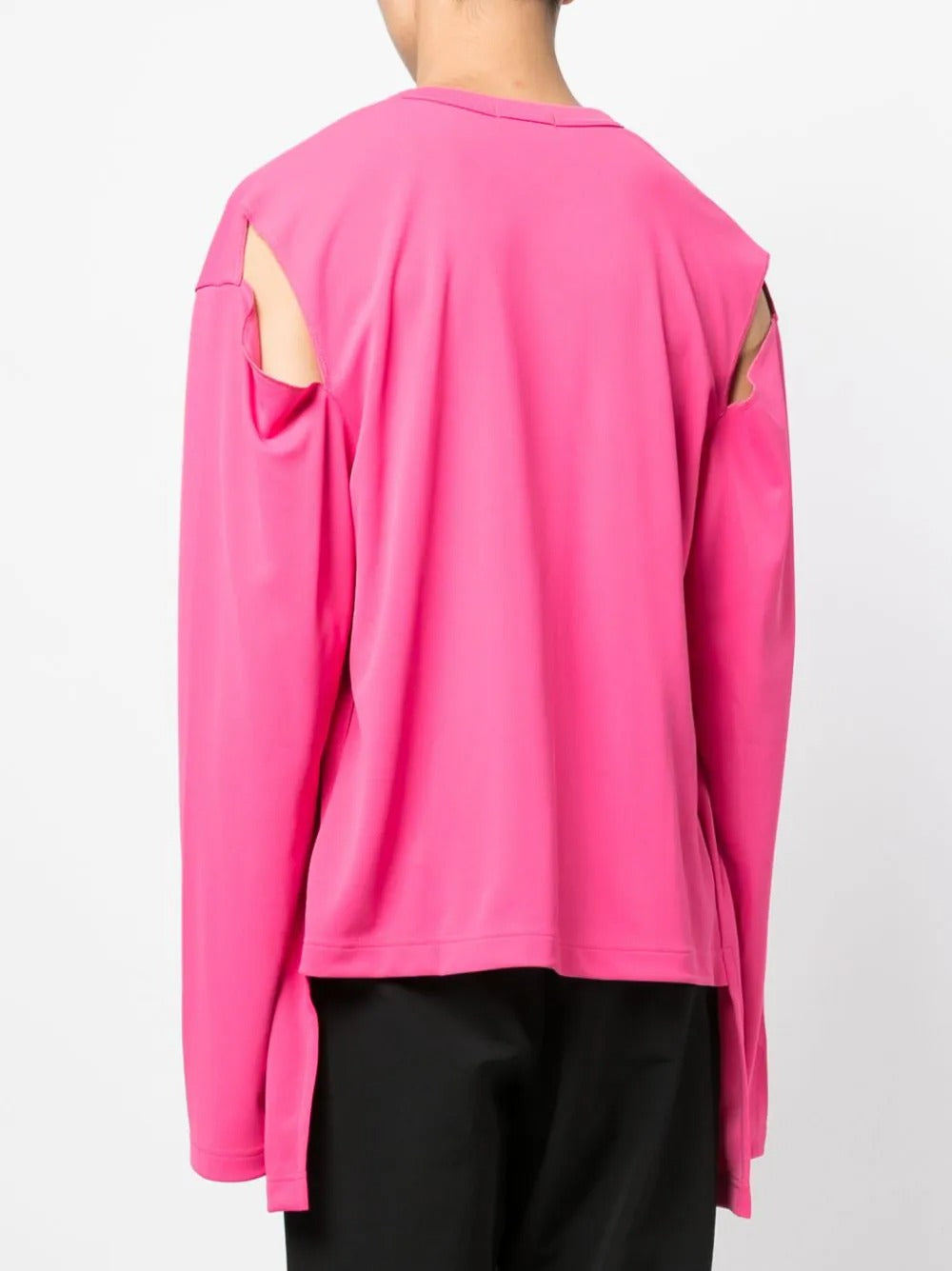 COMME-des-GARCONS-HOMME-PLUS-Drape-T-Shirt-Pink-4