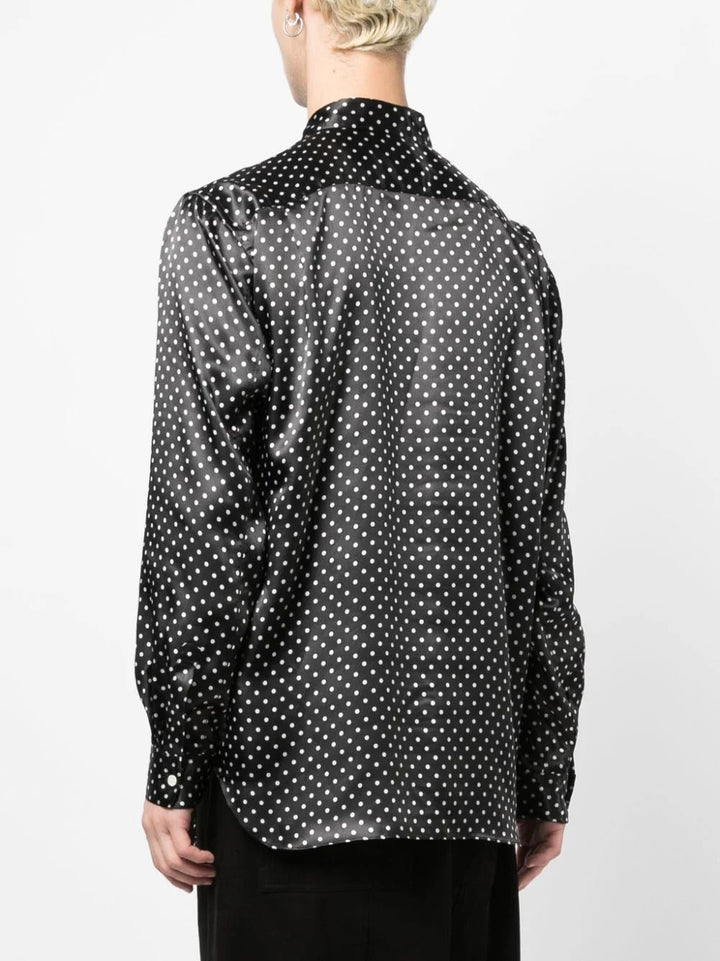 COMME-des-GARCONS-HOMME-PLUS-Fur-Dots-Pattern-Shirt-Black-4