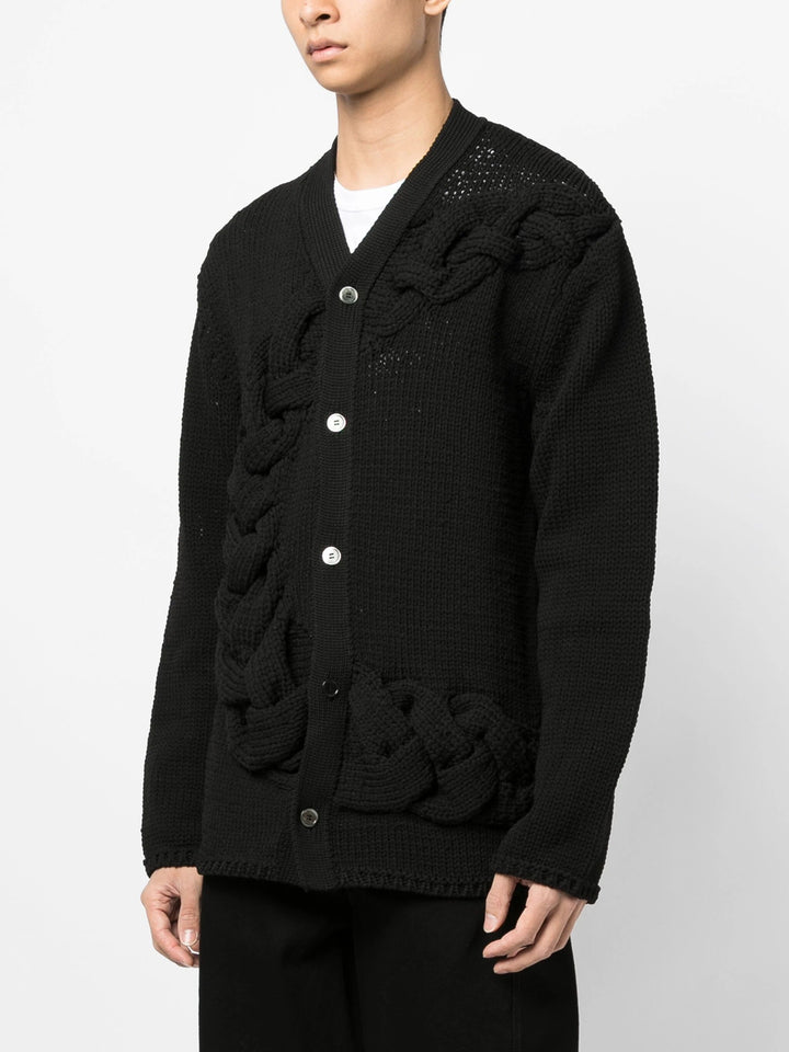 COMME-des-GARCONS-HOMME-PLUS-Lily-Yarn-Quilted-Cardigan-Black-3