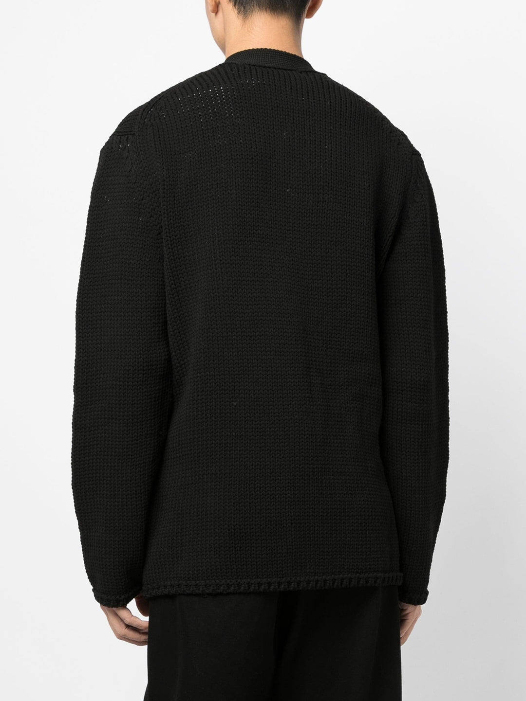 COMME-des-GARCONS-HOMME-PLUS-Lily-Yarn-Quilted-Cardigan-Black-4