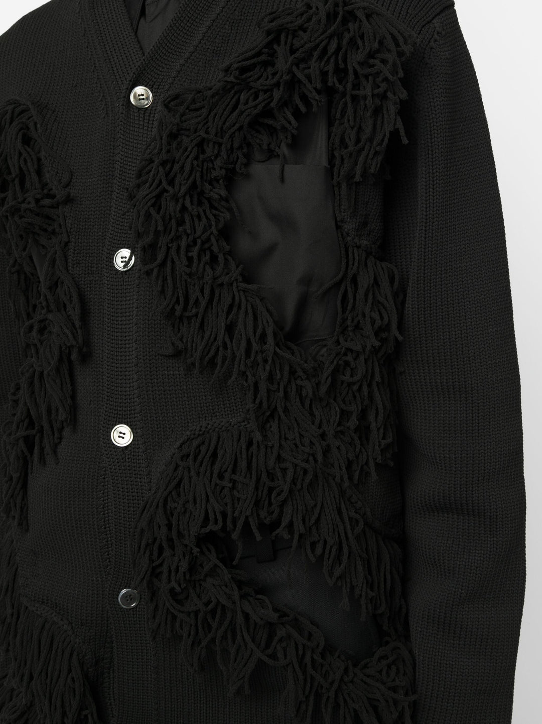 COMME-des-GARCONS-HOMME-PLUS-Tassel-Cardigan-Black-5