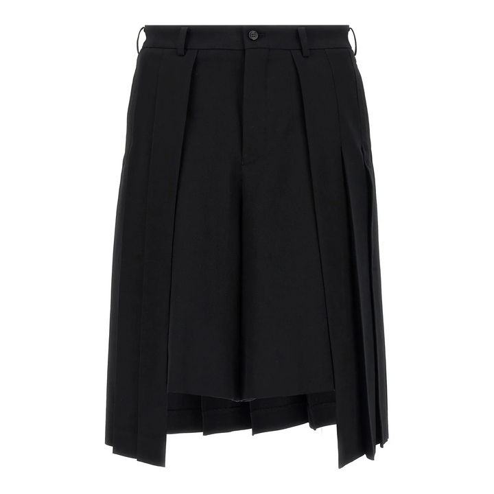 Wool Gabardine Medium Shorts