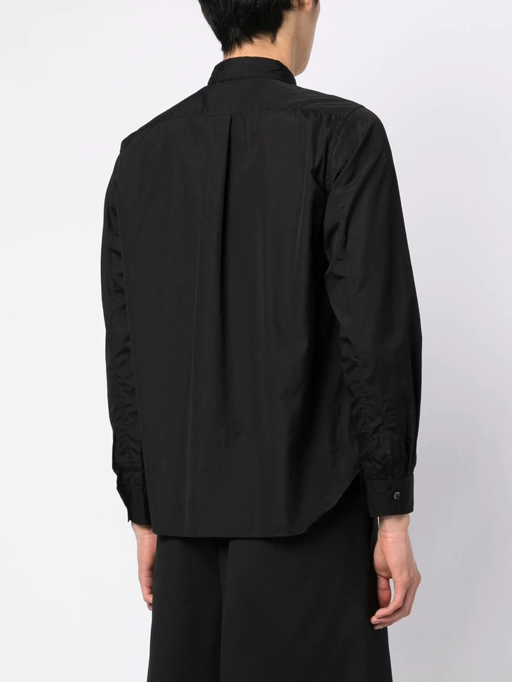 COMME-des-GARCONS-Long-Ruffle-Bib-Shirt-Black-5