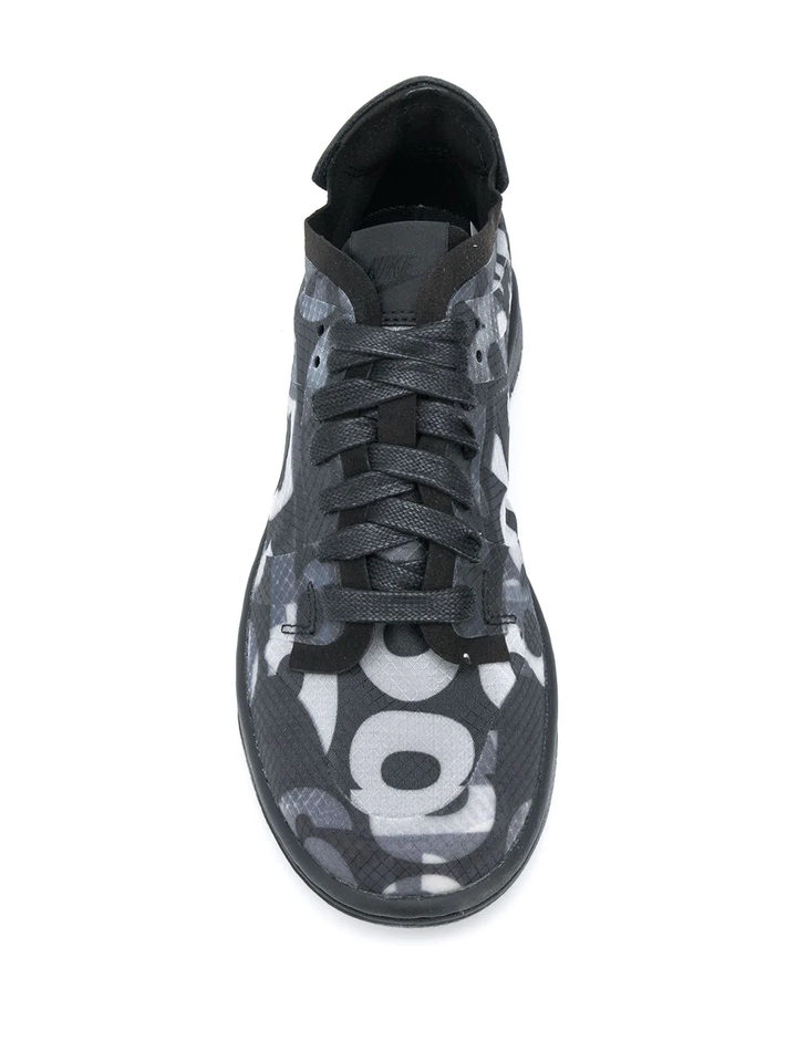 COMME des GARCONS Nike Cdg Words Transparent Dun Sneakers Black 4