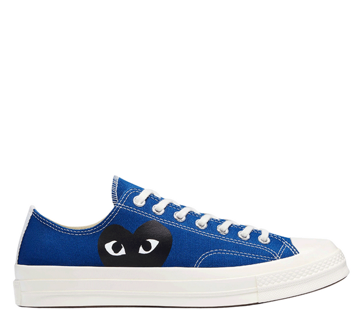 Converse Black Heart Blue Low Top