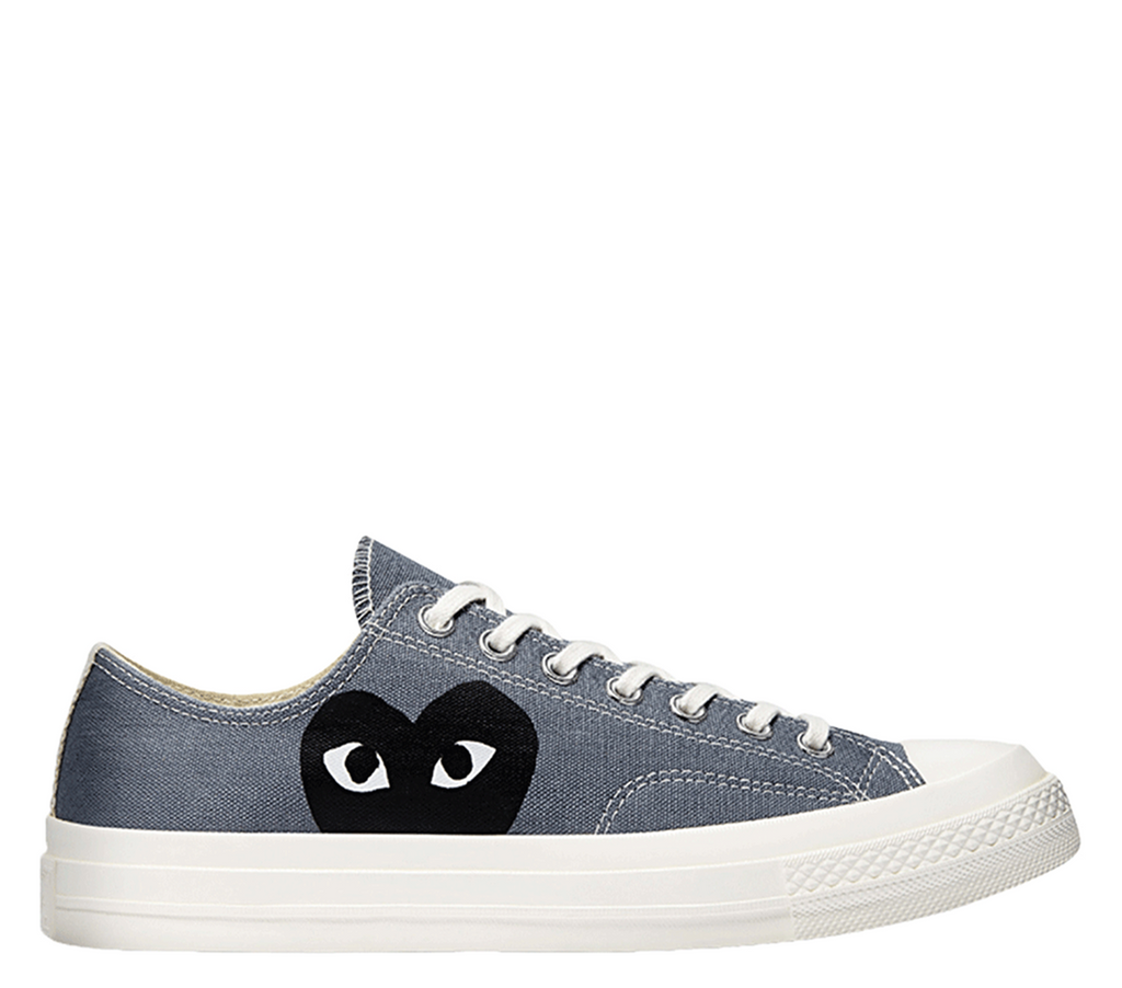 Comme des garcons play converse low black 2025