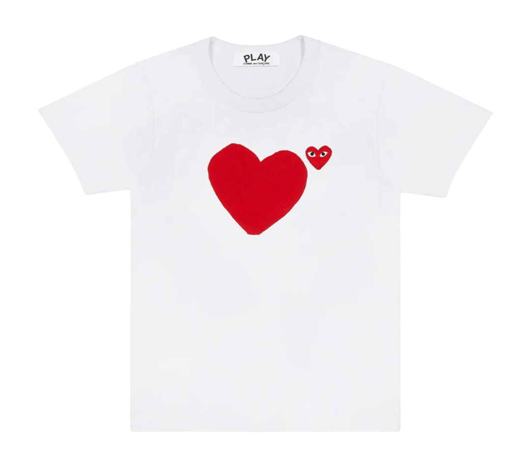 COMME-des-GARCONS-PLAY-Front-And-Back-Heart-Tee-Women-White-1