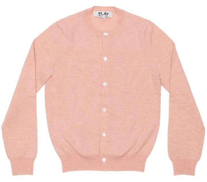 COMME-des-GARCONS-PLAY-Small-Red-Heart-Pastel-Cardigan-Women-Pink-1