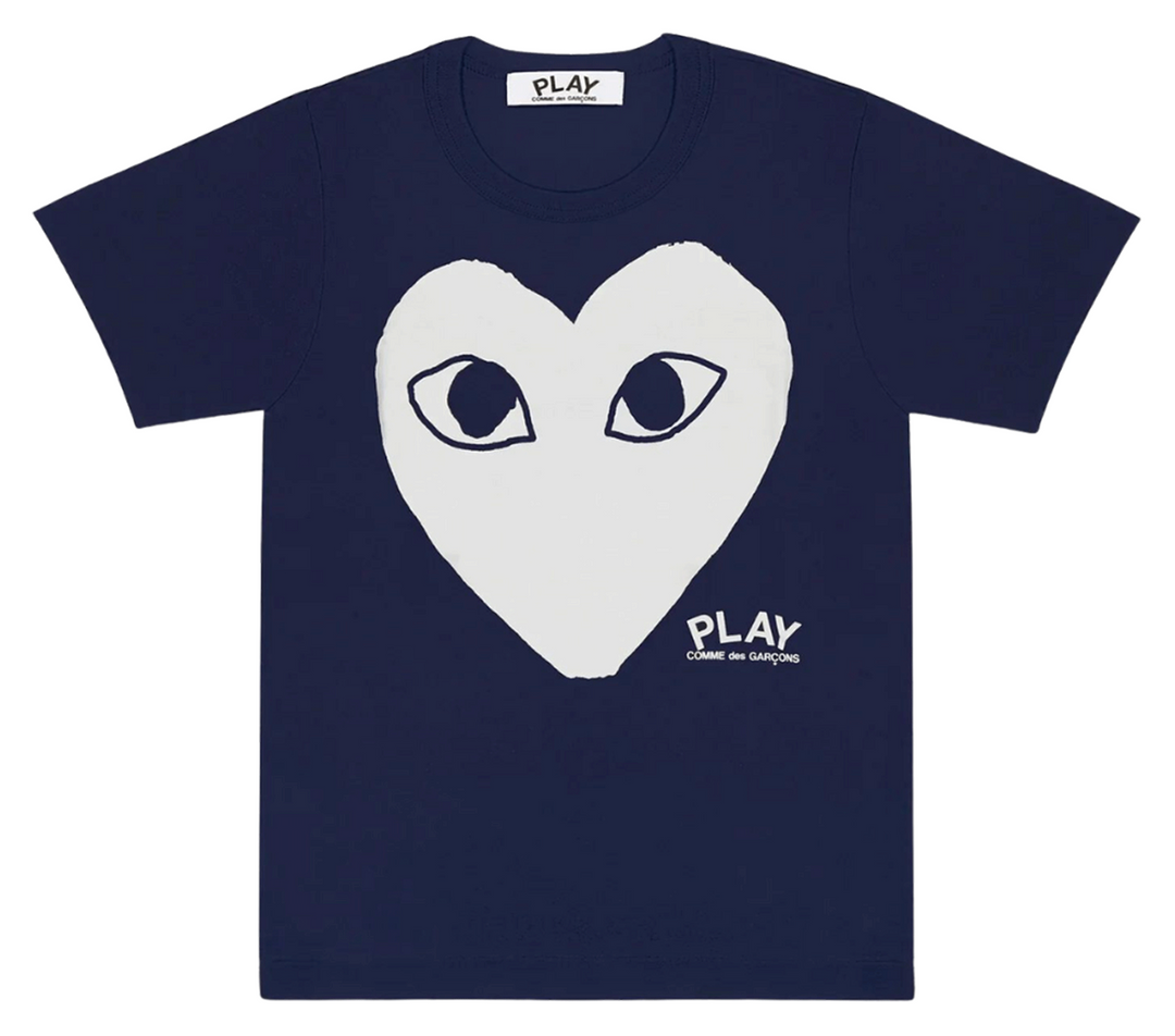 Laminated White Heart Tee Men