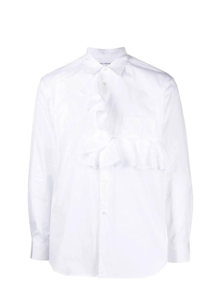 COMME des GARCONS SHIRT Cotton Poplin Shirt White 1