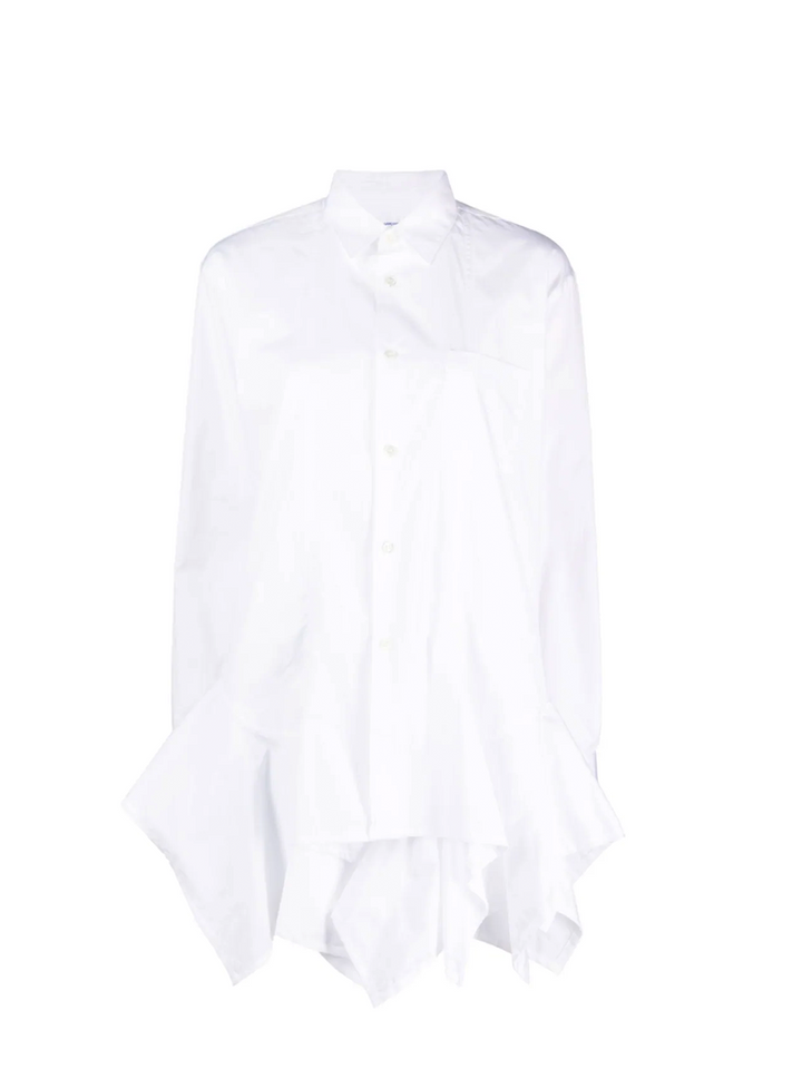 COMME des GARCONS SHIRT Cotton Poplin Shirt White 1