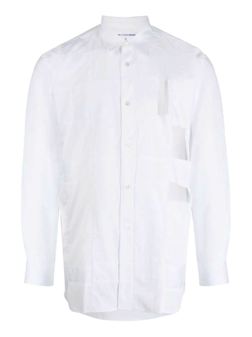 COMME des GARCONS SHIRT Hollow Out Shirt White 1