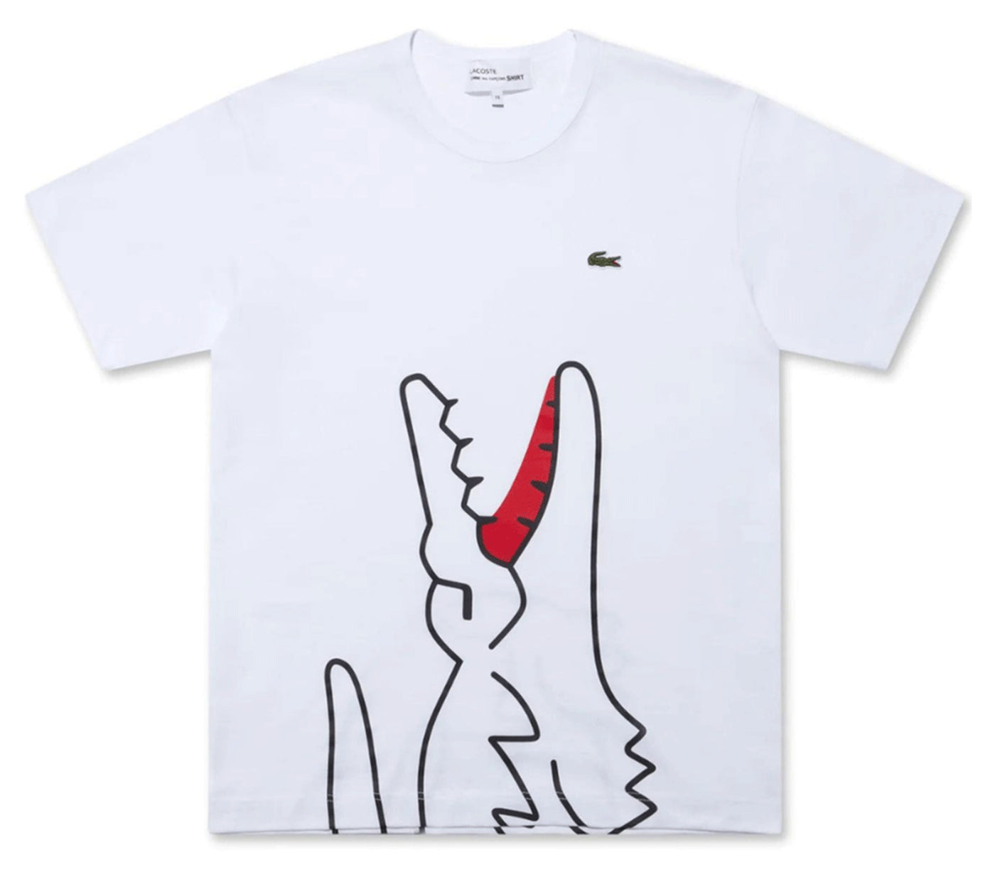 COMME-des-GARCONS-SHIRT-Lacoste-X-CDG-SHIRT-Pattern-Tee-White-1