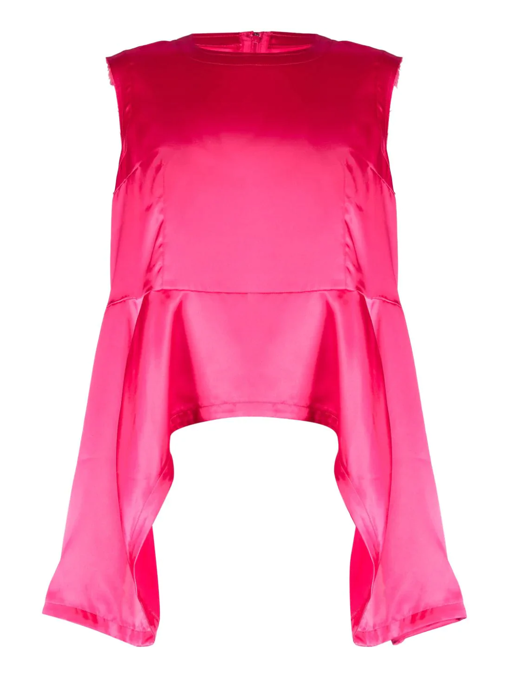 COMME des GARCONS Sleeveless Falbala Blouse Pink 1