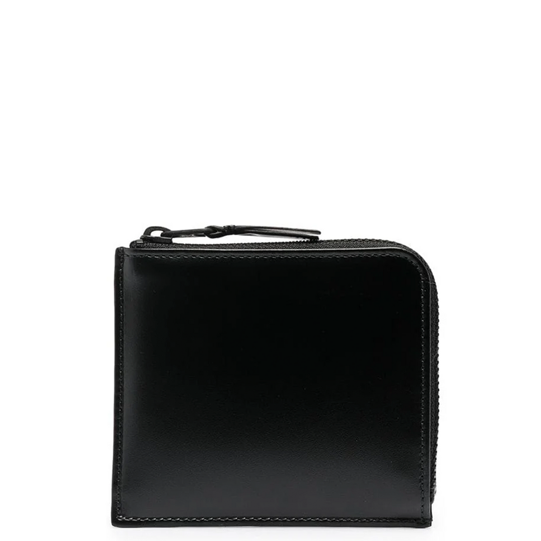 Very Black L Zip Wallet