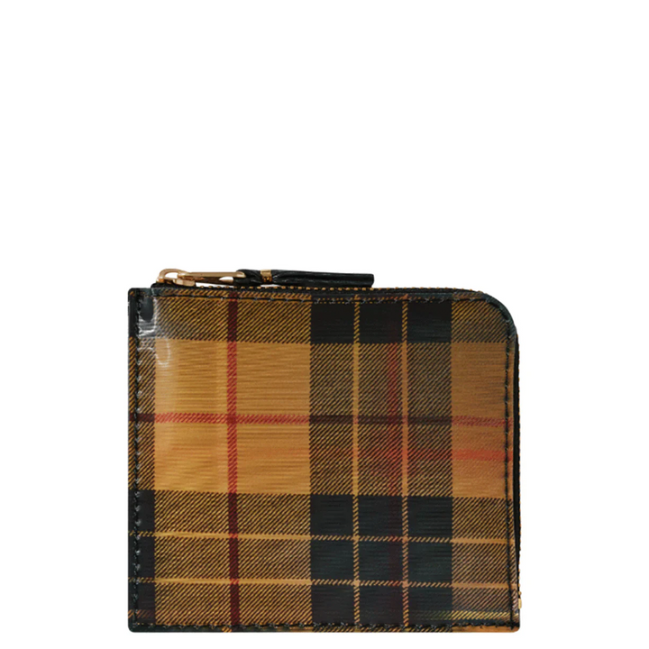 Lenticular Tartan L Zip Wallet