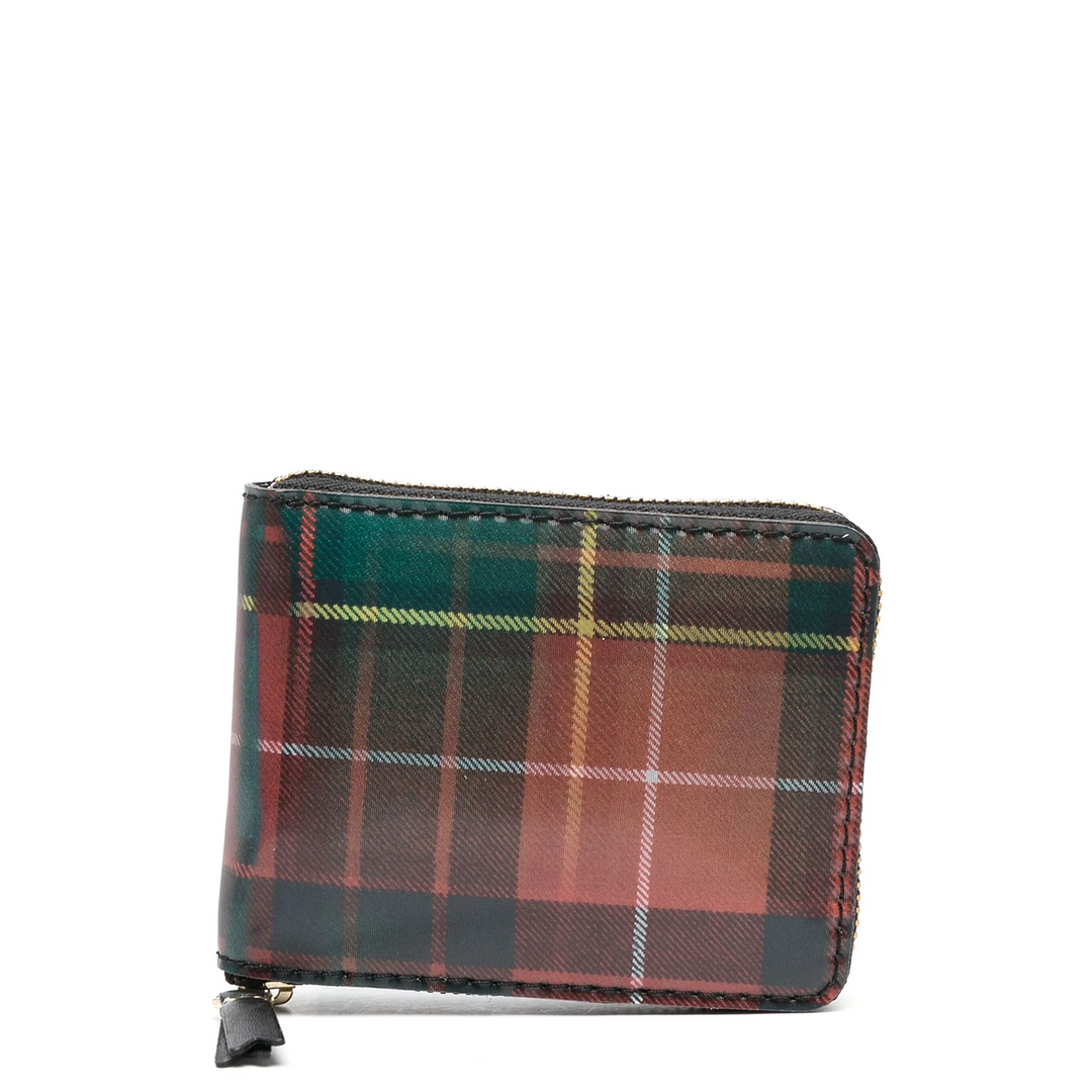 Lenticular Tartan U Zip Wallet