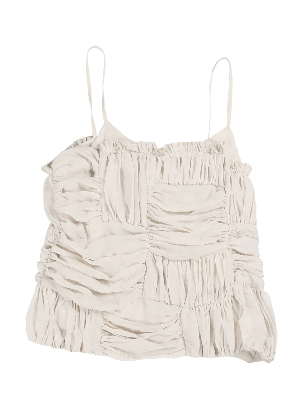 COMMEDESGARCONSCOMMEDESGARCONS_GatheredSlingTop_beige