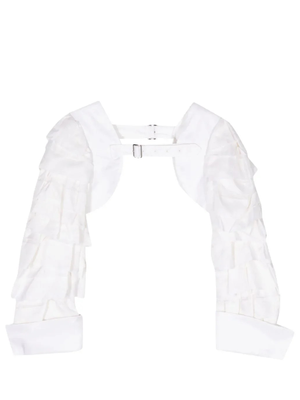 COMMEDESGARCONSCOMMEDESGARCONS_Ruffle-DetailingVest-White