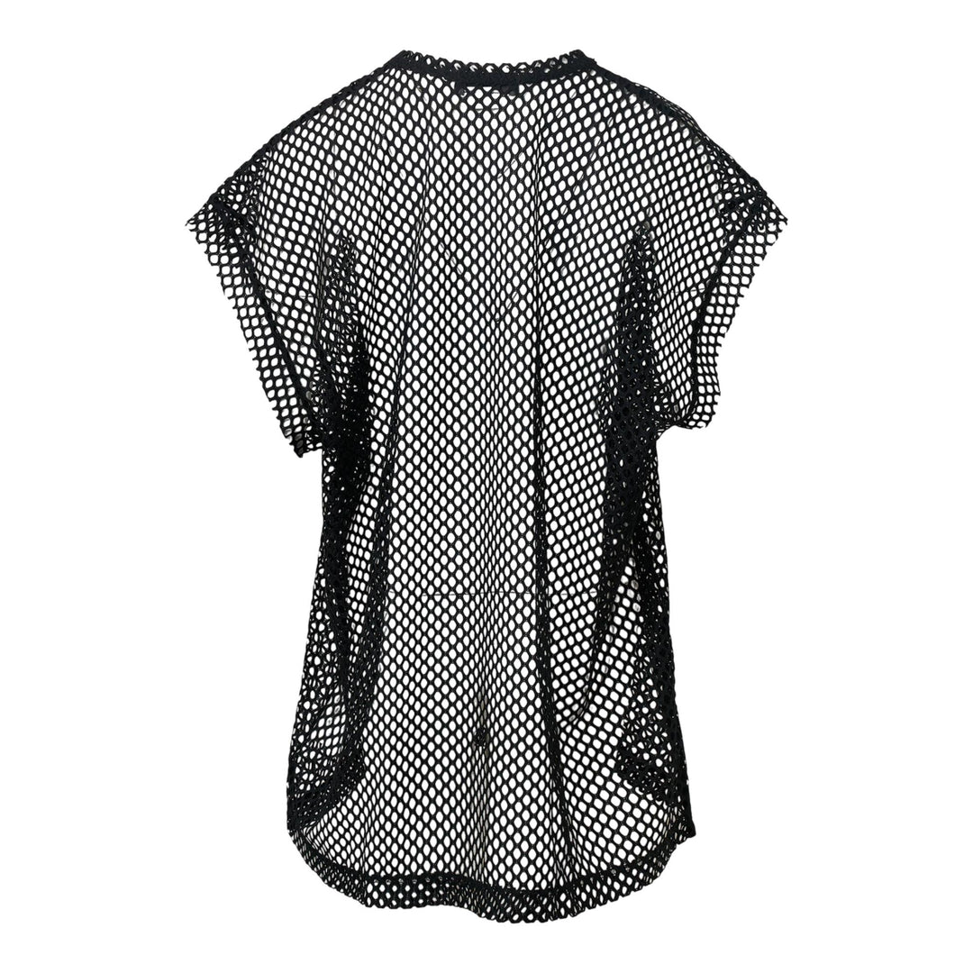 Club21 - COMME des GARCONS BLACK - Big Mesh Lace Tank Top - TEES - Black