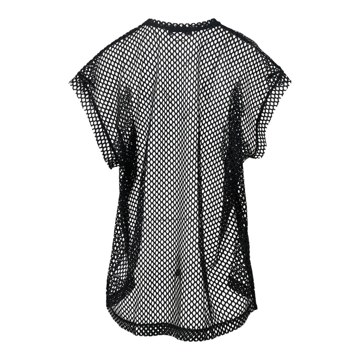 Club21 - COMME des GARCONS BLACK - Big Mesh Lace Tank Top - TEES - Black