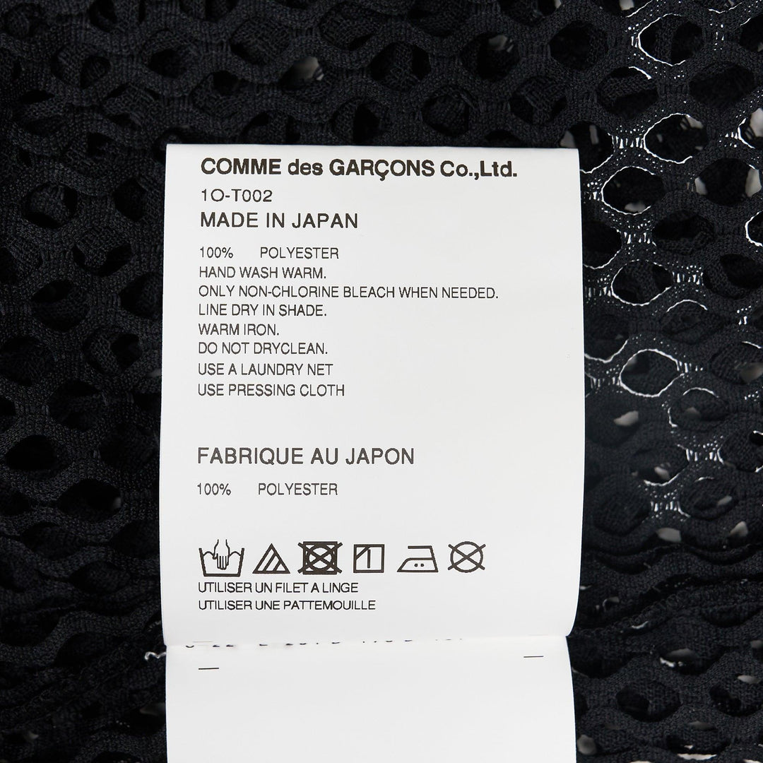 Club21 - COMME des GARCONS BLACK - Big Mesh Lace Tank Top - TEES - Black
