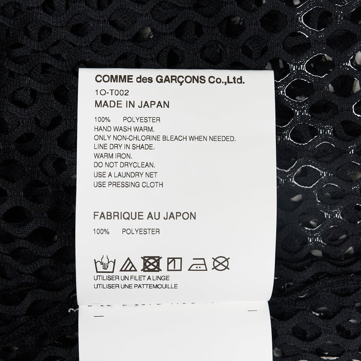 Club21 - COMME des GARCONS BLACK - Big Mesh Lace Tank Top - TEES - Black