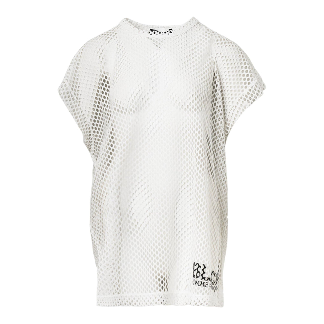Club21 - COMME des GARCONS BLACK - Big Mesh Lace Tank Top - TEES - White