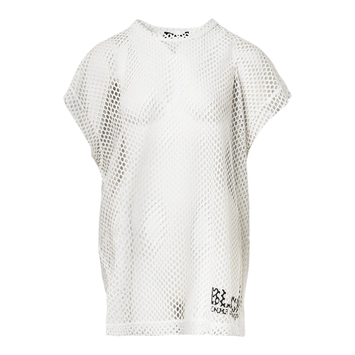 Club21 - COMME des GARCONS BLACK - Big Mesh Lace Tank Top - TEES - White