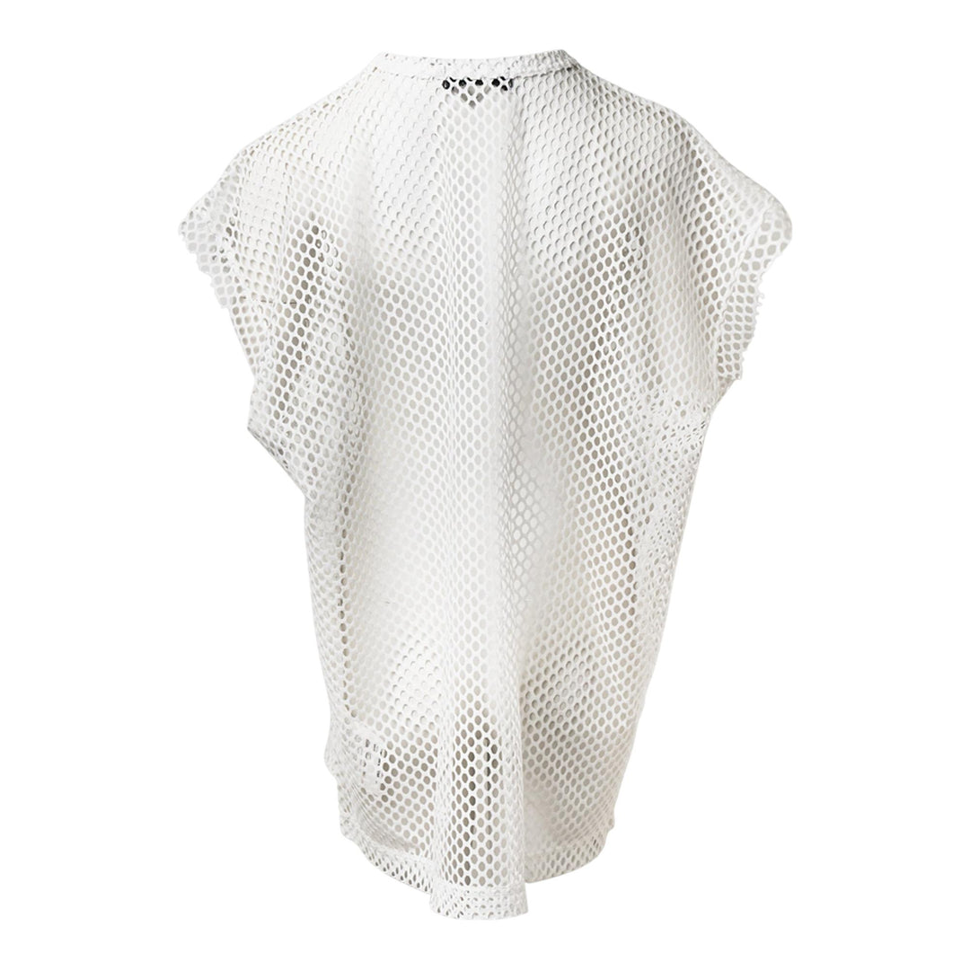 Club21 - COMME des GARCONS BLACK - Big Mesh Lace Tank Top - TEES - White