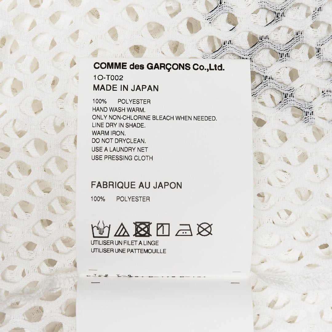 Club21 - COMME des GARCONS BLACK - Big Mesh Lace Tank Top - TEES - White