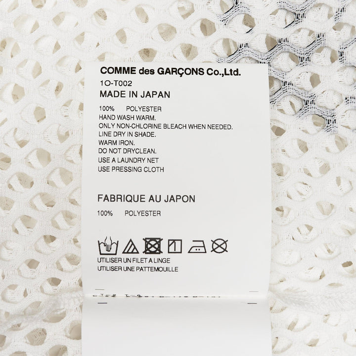 Club21 - COMME des GARCONS BLACK - Big Mesh Lace Tank Top - TEES - White