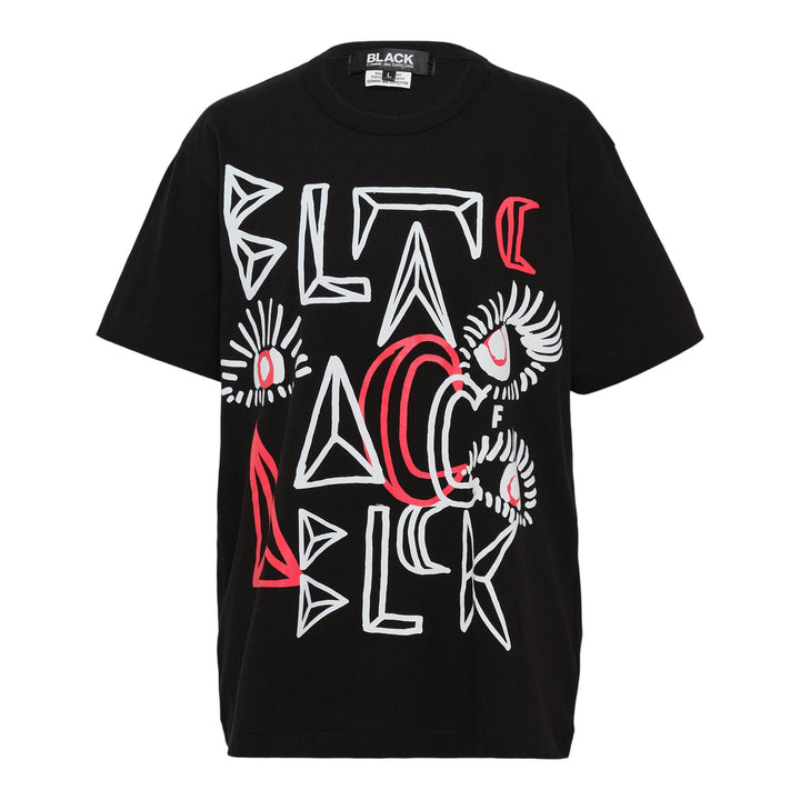Club21 - COMME des GARCONS BLACK - Filip Pagowski Print T-Shirt - TEES - Black