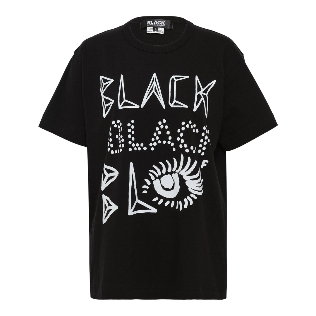 Club21 - COMME des GARCONS BLACK - Filip Pagowski Print T-Shirt - TEES - Black
