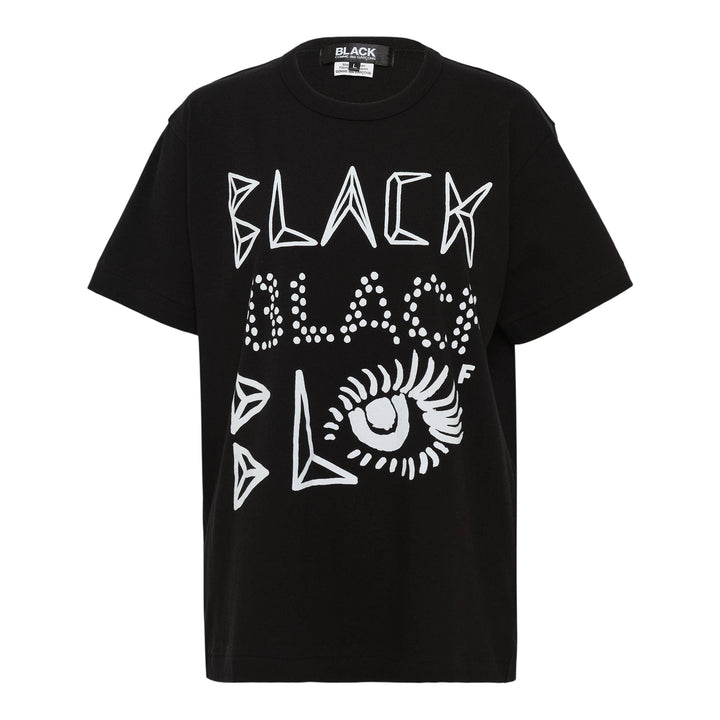Club21 - COMME des GARCONS BLACK - Filip Pagowski Print T-Shirt - TEES - Black