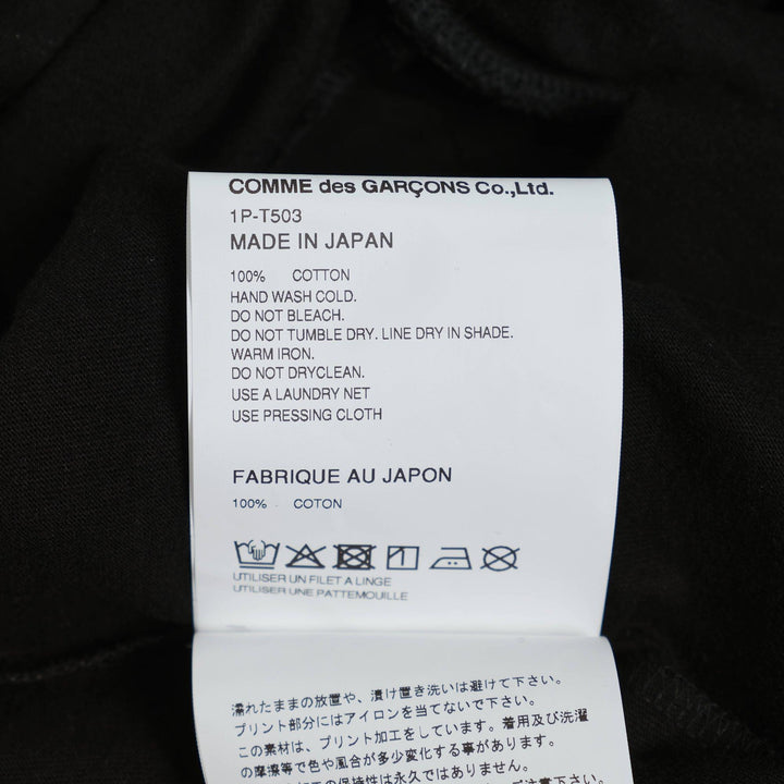 Club21 - COMME des GARCONS BLACK - Filip Pagowski Print T-Shirt - TEES - Black