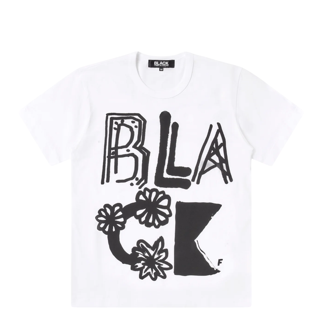 Graphic Print Flower Pattern Tee