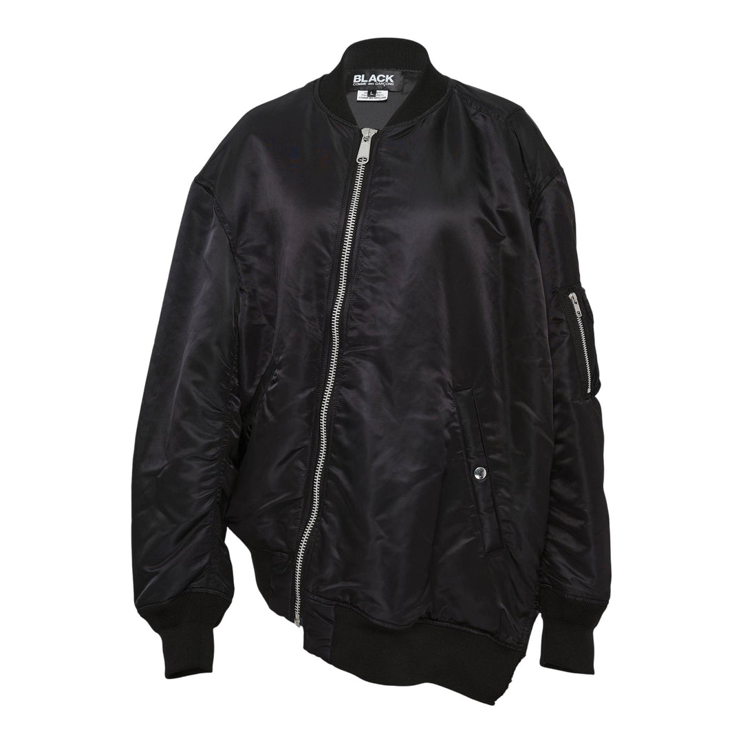 Club21 - COMME des GARCONS BLACK - Nylon Twill Ma Jacket - JACKETS - Black