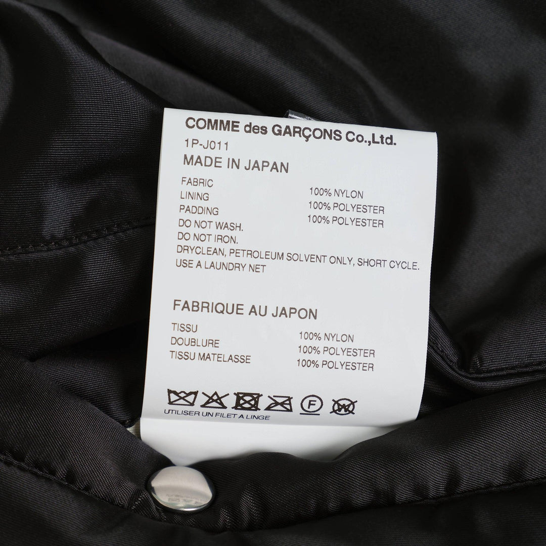 Club21 - COMME des GARCONS BLACK - Nylon Twill Ma Jacket - JACKETS - Black