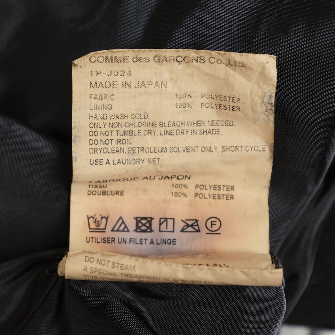 Club21 - COMME des GARCONS BLACK - Polyester Gabardine Trimmed Jacket - JACKETS - Black