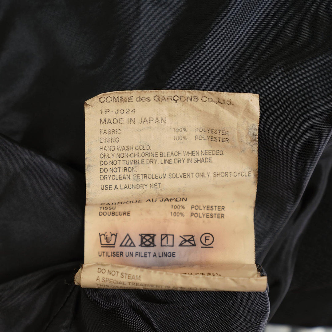 Club21 - COMME des GARCONS BLACK - Polyester Thick Gabardine Jacket - JACKETS - Black