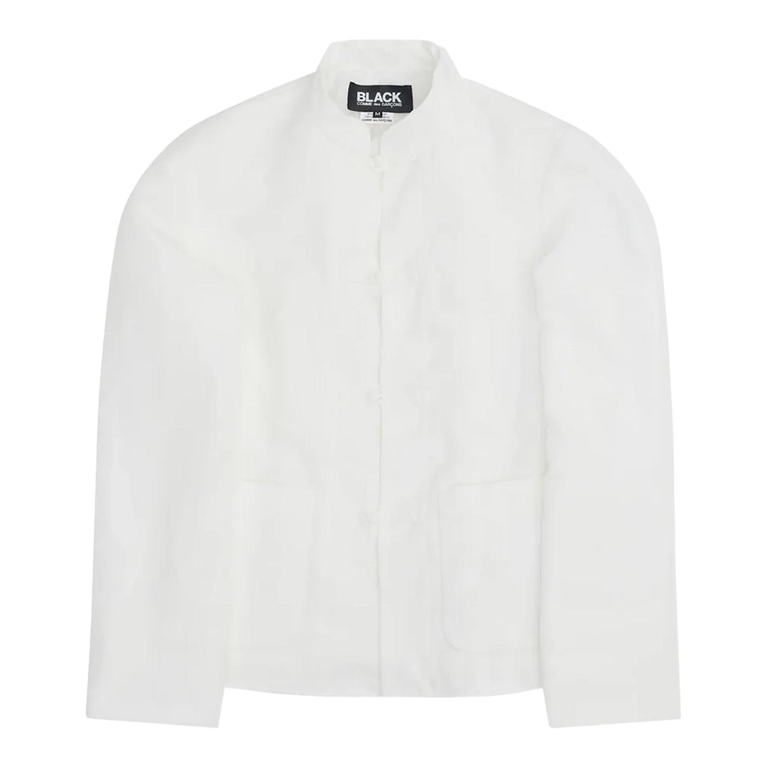 Club21 - COMME des GARCONS BLACK - Polyester Twill Frills Jacket - JACKETS - White