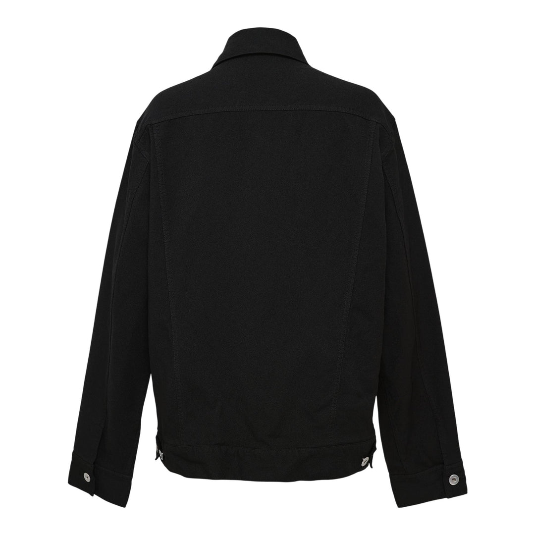 Club21 - COMME des GARCONS BLACK - Studs Polyester Gabardine Jacket - JACKETS - Black