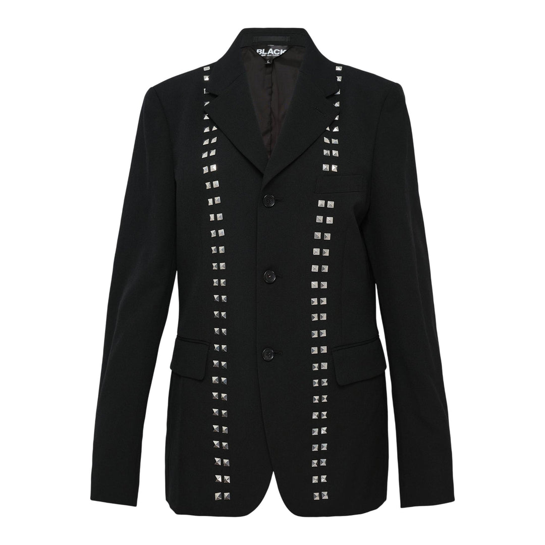 Club21 - COMME des GARCONS BLACK - Studs Wool Jacket - JACKETS - Black