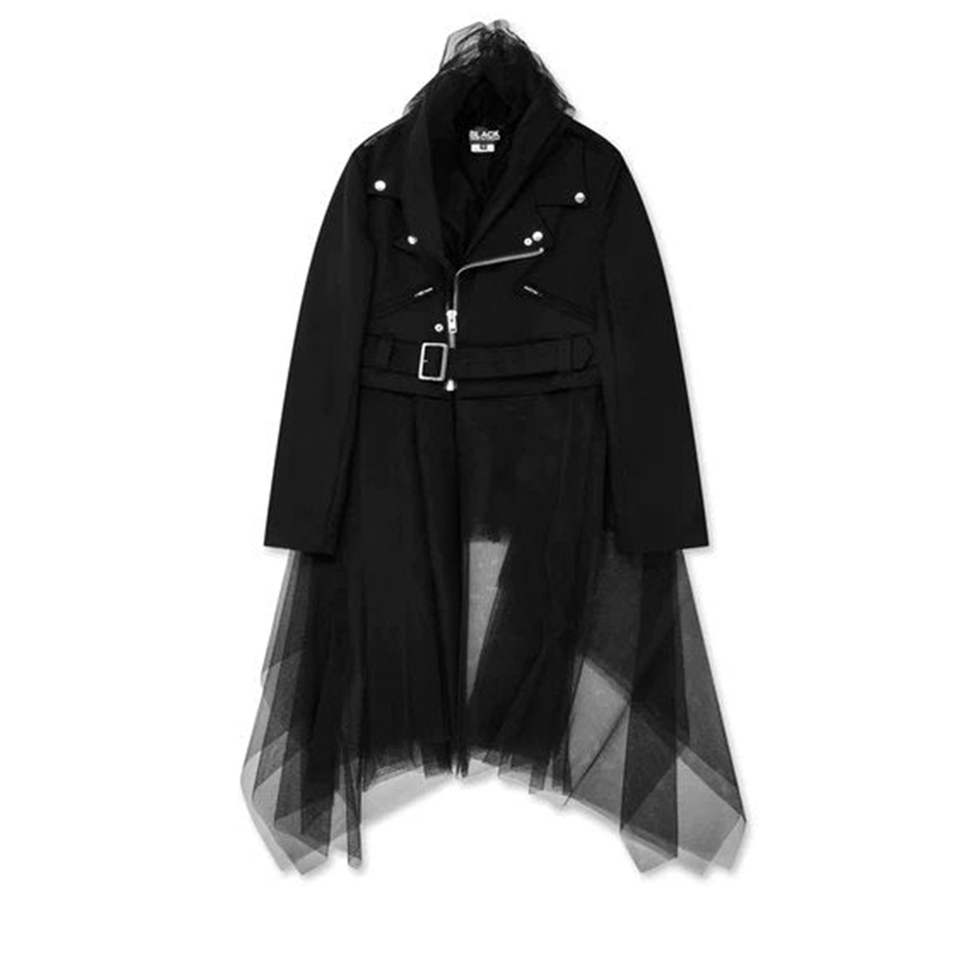 Tulle wool coat outlet