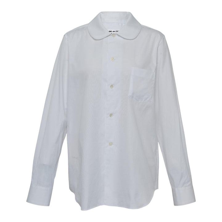 Club21 - COMME des GARCONS COMME des GARCONS - CDG CDG Teiban Cotton Broad Blouse - BLOUSES - White