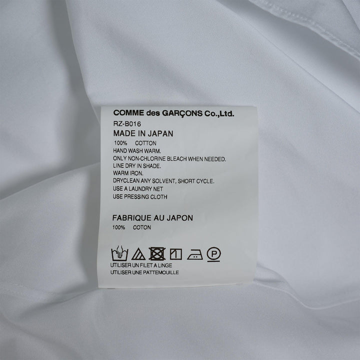 Club21 - COMME des GARCONS COMME des GARCONS - CDG CDG Teiban Cotton Broad Blouse - BLOUSES - White