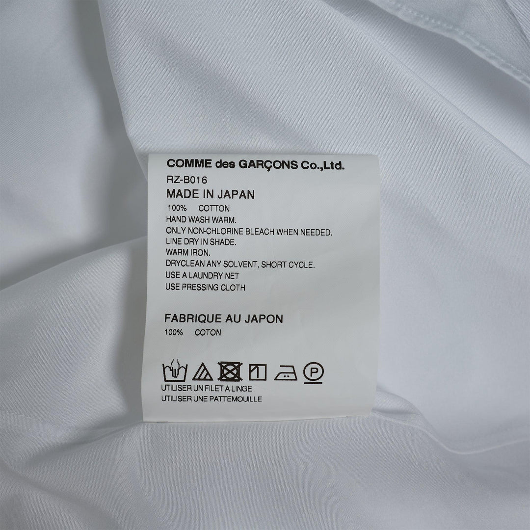 Club21 - COMME des GARCONS COMME des GARCONS - CDG CDG Teiban Cotton Broad Blouse - BLOUSES - White